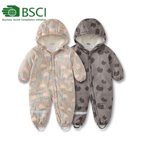 Mameluco y overol de invierno para bebés recién nacidos, mono con estampado de oso para niñas y niños, ropa de primavera e invierno OEM - Product Image 1