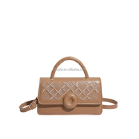 Sac bandoulière en PU pour femme - Sac élégant et décontracté tendance streetwear - Sac à bandoulière en cuir de créateur - pour filles