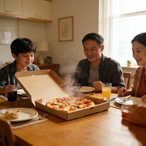 Boîtes à pizza triangulaires miniatures en gros avec logo, boîte à pizza en forme <span class=keywords><strong>de</strong></span> cône en kraft couleur avec laminage mat pour l'emballage alimentaire - Product Image 2