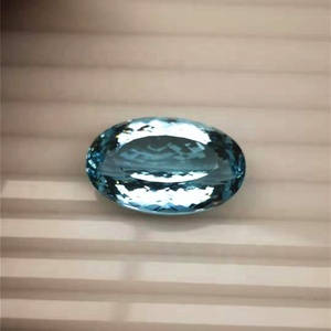 Piedra grande de alta calidad de fábrica al por mayor, <span class=keywords><strong>aguamarina</strong></span> natural preciosa, 51.25ct, piedra preciosa suelta ovalada azul - Product Image 6