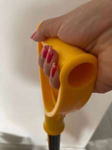 Mango de metal largo con agarre D, pala cuadrada de extracción de nieve con cabezal de plástico portátil 3 - Product Image 3