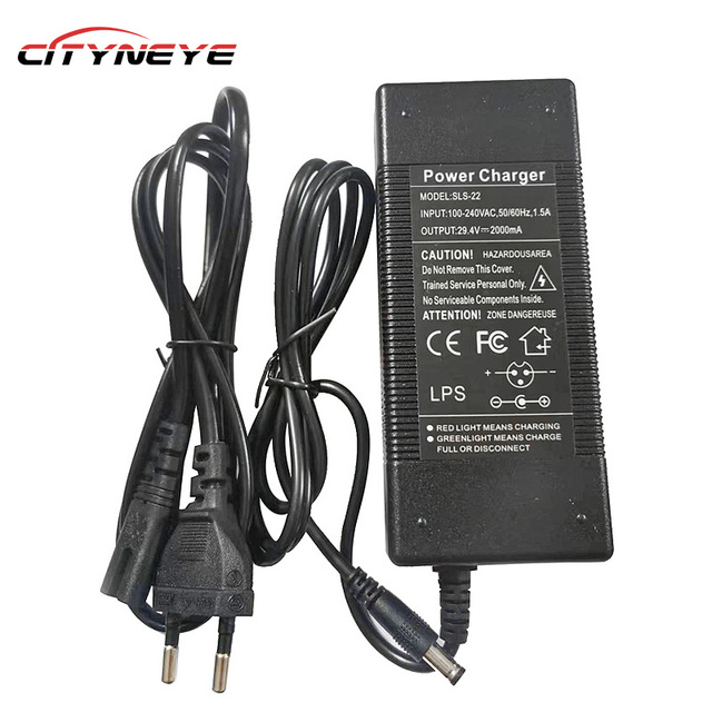 29.4V 2A Charger for 5.5 Inch Electric Scooter EU US AU UK Plug Battery Charger Replacement Accessories