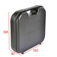 Boîte à outils portable en plastique rigide pour instruments et équipements, boîte de transport pour outils à main