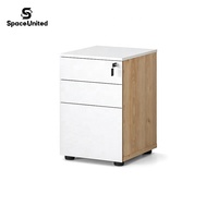 Lemari Arsip Kayu Modern SpaceUnited, Furnitur Kantor Kontemporer