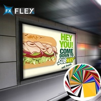 FLFX 180Gsm-680Gsm Affiche Publicitaire Matériel D'impression Personnalisé 13Oz Pvc Bannière Vinyle Laminé Frontlit Flex Banner Roll