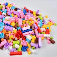 Bloques de construcción de ladrillos de plástico de alta calidad, juguetes para niños, juego DIY Compatible con todos los ladrillos, 1000 Uds., bloques de construcción para niños