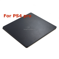 Couvercle supérieur couvercle de façade avant noir pour PS4 slim Pro boîtier de couverture de console de jeu coque de protection