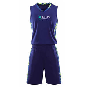 Uniformes de Baloncesto Personalizados, Diseño Duradero, Tela Transpirable, Uniforme de Baloncesto sin Mangas, Venta en Línea - Product Image 2