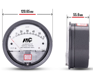 Manomètre différentiel série 2000, prix usine, 0-60Pa 0-125Pa 0-250Pa 0-500Pa 0-750Pa 0-1KPa 0-2KPa 0-3KPa - Product Image 1