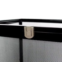 Cage rectangulaire en alliage d'aluminium noir NX-06, durable et écologique, pour reptiles et amphibiens, utilisation intérieure et extérieure