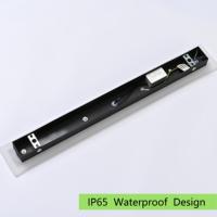 Applique murale extérieure minimaliste 12W 12V LED haut/bas, bande longue, base en acier inoxydable, étanche IP65, polycarbonate, jardin, 3500K