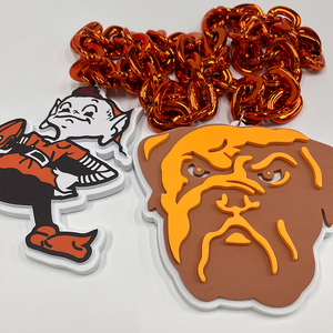 Collier numérique personnalisé en EVA 3D avec logo d'équipe de football et de basketball, aimant détachable via anneau pour garçons athlètes - Product Image 4