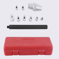 Kit d'outils d'alignement d'embrayage universel en aluminium argenté de 10 pièces avec dur pour une portée de 11 à 25mm 8 adaptateurs