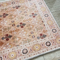 Flannel Printed Hallway Runner Rug 70x122cm Non-Slip Machine Washable Vintage Boho Area Carpet for Corridor Entryway