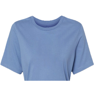 T-shirt à manches courtes col rond pour femme, style streetwear, respirant, écologique, en molleton uni 280g gris - Product Image 4