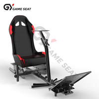 GY041 Pédales de siège de simulateur de voiture Pédale de vitesse de direction simulée Jeu de course Cockpit SIM Racing