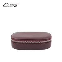 Cossni - Étuis à bijoux en cuir avec logo personnalisé - Boîte à bijoux de voyage pour femme - Rangement pour montres, boucles d'oreilles, colliers, bagues - Pour femmes