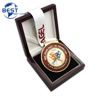 Fabricant d'usine Personnalisé Football Football Or Prix Sport Médaille En Gros 3D Cuivre Prix Hockey Médaille avec Lanière