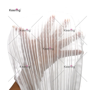 ผ้าลายเกลียว 3 มิติ สำหรับชุดแต่งงาน พร้อมด้วยเส้นด้ายแบบสายเอ็น สำหรับงาน DIY เสื้อผ้าแฟชั่น ดีไซน์ลายเกลียวทันสมัย รุ่น WFB-256 - Product Image 4