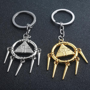 8 Design <span class=keywords><strong>Yu</strong></span> <span class=keywords><strong>Gi</strong></span> <span class=keywords><strong>Oh</strong></span> Anime Millennium Wheel Wisdom Pyramid Egyptian Eye Of Horus Collier Métal Alliage Porte-clés 3D Pendentif Collier - Product Image 5