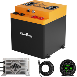 Batterie de chariot de <span class=keywords><strong>golf</strong></span> au lithium Cloudenergy 48V, 120AH, BMS 250A intégré, application, écran tactile, 6000 cycles - Product Image 1