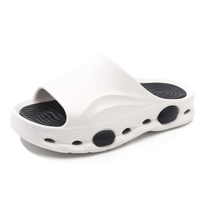 Sandales à semelles épaisses blanches et noires, respirantes, antidérapantes, décontractées, sportives, pour toutes les saisons - Product Image 5