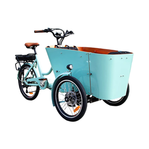 NOUVEAU Vélo cargo électrique à 3 roues <span class=keywords><strong>Long</strong></span> <span class=keywords><strong>John</strong></span> Vélo de transport à 3 roues Vélo cargo familial Bakfiet Remorque Vélo cargo électrique Ebike - Product Image 1