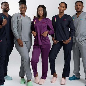 Enfermera <span class=keywords><strong>sanitaria</strong></span> clínica de alta calidad para <span class=keywords><strong>mujer</strong></span>, ropa médica pediátrica, incluida la <span class=keywords><strong>bata</strong></span> quirúrgica, Batas para pacientes - Product Image 2