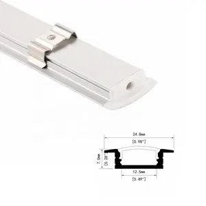 17*07mm Customizável alumínio extrusão empresa para exclusivo LED light art