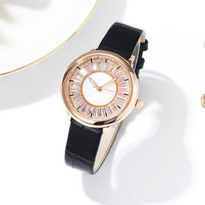 Nuevo reloj con correa de cuero para mujer, elegante y moderno, reloj de cuarzo resistente al agua - Product Image 5