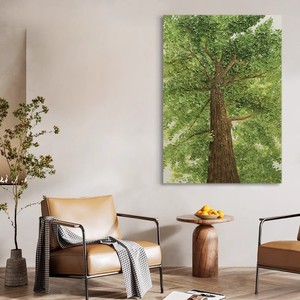 Hand Painted Oil Painting Abstract Landscape <b>Art</b> 3D Visual Effect Frameless Wall Decor For Living Room Entryway Hallway - Product Image 4