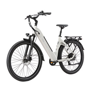 Bicicleta eléctrica urbana de 27.5 pulgadas, 48V 250W con motor trasero, batería de litio, 7 velocidades, freno de disco hidráulico, cuadro de aluminio, bicicleta para desplazamientos. - Product Image 5