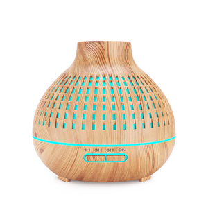 Professionnel 400ml Unique Grain de bois humidificateur d'<span class=keywords><strong>air</strong></span> maison ultrasons arômes diffuseur d'huile essentielle pour l'<span class=keywords><strong>air</strong></span> frais - Product Image 1