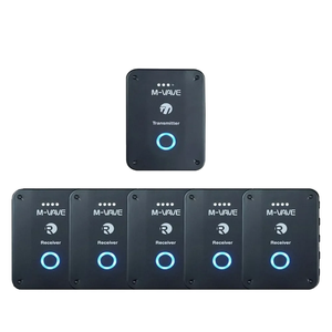M-VAVE WP-9 có thể sạc lại âm thanh 2 máy phát 9 Máy thu 2.4GHz Hệ thống không dây giai đoạn âm thanh ABS tai trở lại giám sát - Product Image 1