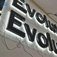 Letrero Exterior Personalizado con Luz LED, Letras 3D, Decoración Luminosa, Letrero Metálico para Tienda, Letrero con Logotipo para Exteriores, Publicidad Exterior