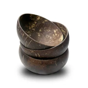 Di alta Qualità A Basso MOQ Su Misura Logo Lucido di cocco cucchiaio Eco-Friendly di <span class=keywords><strong>Lunga</strong></span> Durata Guscio di noce di Cocco Ciotola - Product Image 5