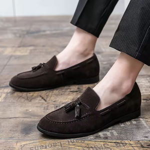 Zapatos de Vestir Formales de Negocios para Hombre, Hechos a Medida, de Cuero Vacuno Genuino de Alta Gama, con Punta en Pico, Transpirables, Impermeables y con Soporte de Arco - Product Image 5