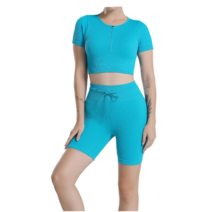 Shorts de Yoga Sin Costuras para Mujer, Talla Grande, Ajuste Delgado, Transpirables, Anti-Sudor, Ligeros, Ecológicos y Reciclables - Product Image 1