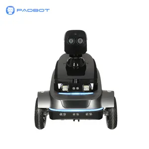 Commercial Autonomous Scheduling Task Business Sefuridad Safety Roboter AI Guard Security Patrol Robot To Protect Humans