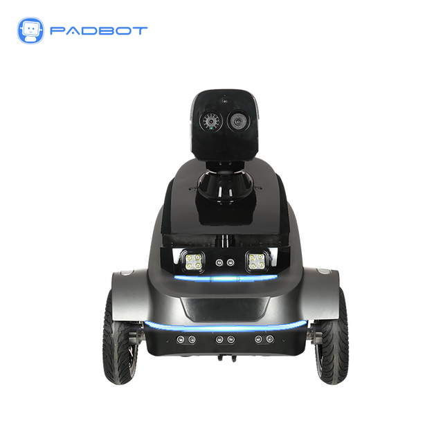 Autonomous Commercial Security Robot Business AI Guard with Safe Patrol and Schedule Task Features Protects Humans