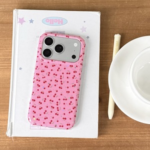 Custodia per <span class=keywords><strong>iPhone</strong></span> 17 Pro Max con motivo ciliegia glitterato a schermo intero in stile coreano. <span class=keywords><strong>iPhone</strong></span> 16 Colore <span class=keywords><strong>Rosa</strong></span> Pastello 15 <span class=keywords><strong>14</strong></span> - Product Image 4