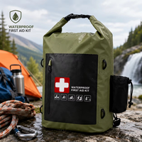 Sac de premiers secours imperméable, grande capacité, sac à dos médical d'urgence, pour le camping en plein air, la navigation de plaisance, les outils de soins personnels