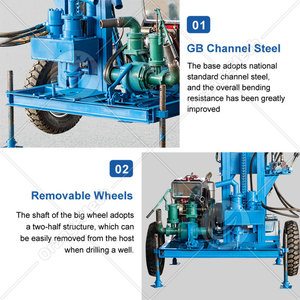 ORME Chine Foreuse hydraulique mobile diesel pour forage de puits d'eau, machine de forage de puits, commerce - Product Image 3