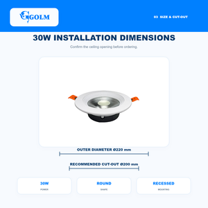 Focos de <span class=keywords><strong>Techo</strong></span> <span class=keywords><strong>LED</strong></span> Empotrados para Galerías, Comercios y Hoteles, Diseño Interior Eficiente - Product Image 4