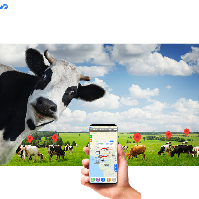 Mini Solar tracker for Livestock GPS tracker Animal Tracking Device for Sheep GPS tracker Animal Tracking Device 4G GPS for Cows