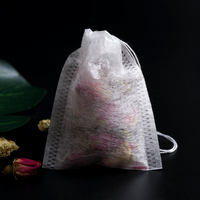 Kantong Teh Kosong Ramah Lingkungan, Aman, Berkualitas Tinggi, Ukuran Sesuai Pesanan, Terbuat dari Serat Jagung Ekstraksi Alami dengan Tali Serut