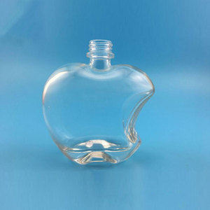 Usine en gros clair vide pour pomme forme 500ml 450ml bouteille de vin en verre pour tequila emballé dans des cartons - Product Image 2