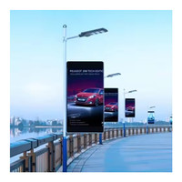 P4 Écran publicitaire numérique à faces simples et doubles d'affichage à LED de poteau de contrôle intelligent extérieur pour le magasin de vente au détail d'hôtel en vente