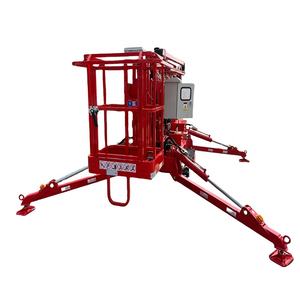 Penjualan Terbaik Crawler jenis diartikulasikan Boom Lift medan pelacakan Chassis 200kg kapasitas beban 10m tinggi Platform untuk pekerjaan udara - Product Image 4