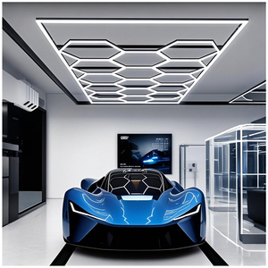 Dễ dàng cài đặt hiệu ứng tổ ong dẫn ánh sáng <span class=keywords><strong>Kit</strong></span> cho nhà để xe và văn phòng không gian làm việc cho Amazon Tương thích với hộp đèn và bóng đèn - Product Image 5